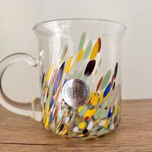Glass Art Mug Piece Handmade in Italy